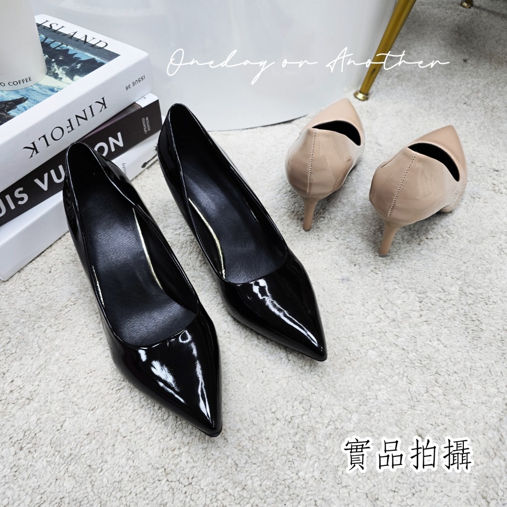 現貨大尺碼尖頭高跟鞋 細跟高跟鞋 高跟涼鞋 婚鞋 黑色高跟鞋 淺口高跟鞋 性感顯瘦夜店鞋 新娘鞋 職場OL 5905-細節圖11