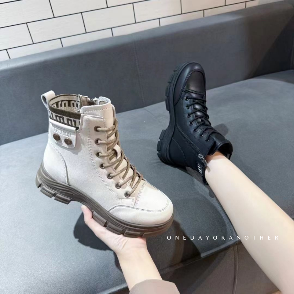 拼色休閒厚底鞋 小白鞋 厚底 增高老爹鞋 休閒鞋 增高鞋 球鞋 套腳 懶人鞋 百搭 防潑水 鬆糕鞋 BB21-細節圖4