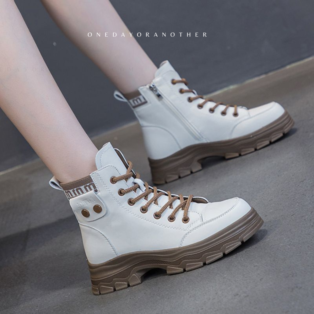 拼色休閒厚底鞋 小白鞋 厚底 增高老爹鞋 休閒鞋 增高鞋 球鞋 套腳 懶人鞋 百搭 防潑水 鬆糕鞋 BB21-細節圖6