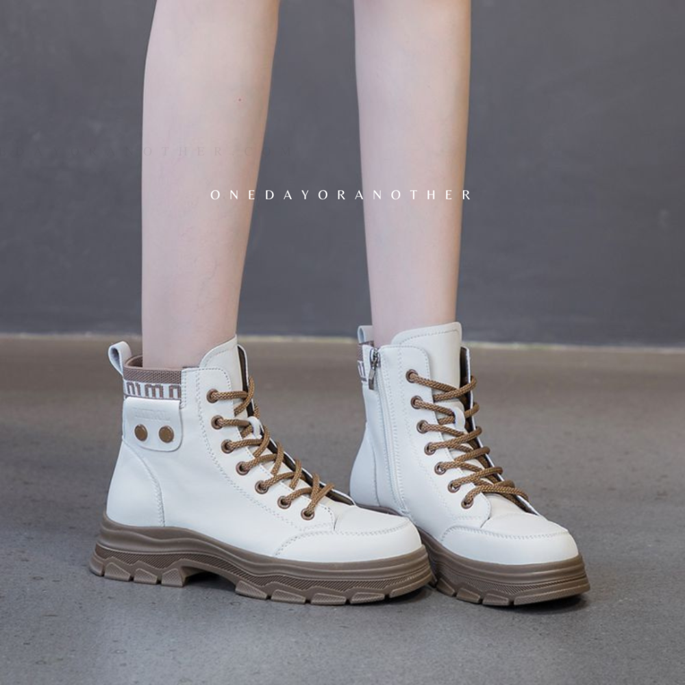 拼色休閒厚底鞋 小白鞋 厚底 增高老爹鞋 休閒鞋 增高鞋 球鞋 套腳 懶人鞋 百搭 防潑水 鬆糕鞋 BB21-細節圖8