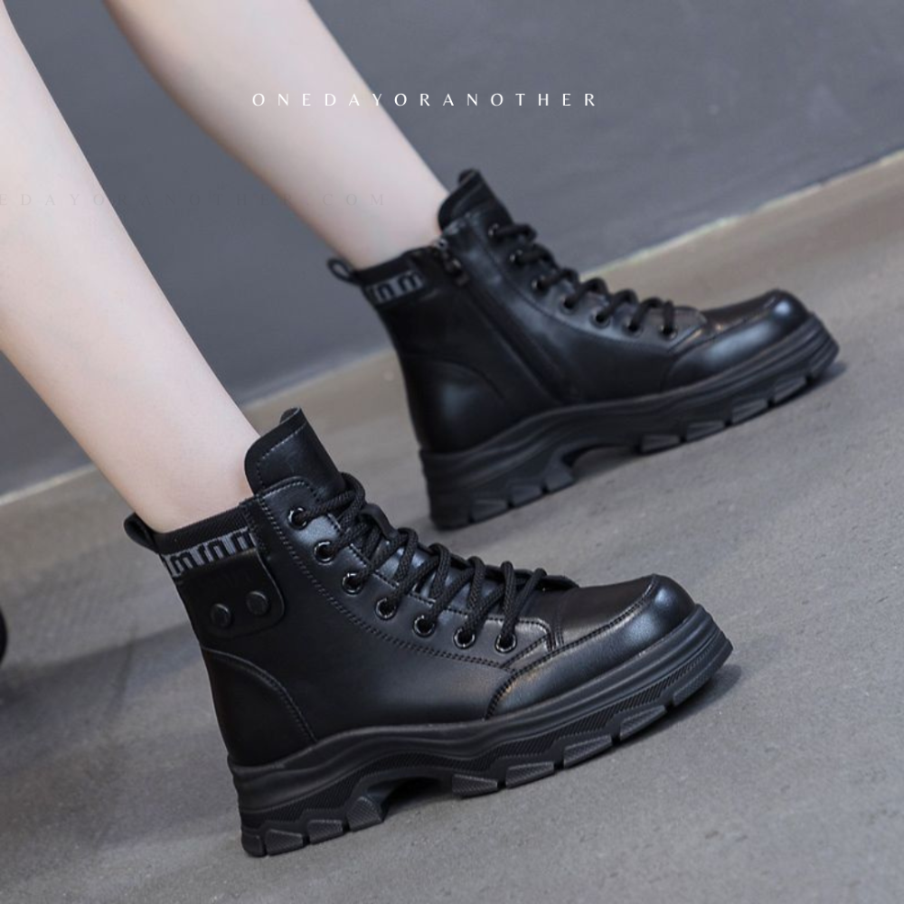 拼色休閒厚底鞋 小白鞋 厚底 增高老爹鞋 休閒鞋 增高鞋 球鞋 套腳 懶人鞋 百搭 防潑水 鬆糕鞋 BB21-細節圖9