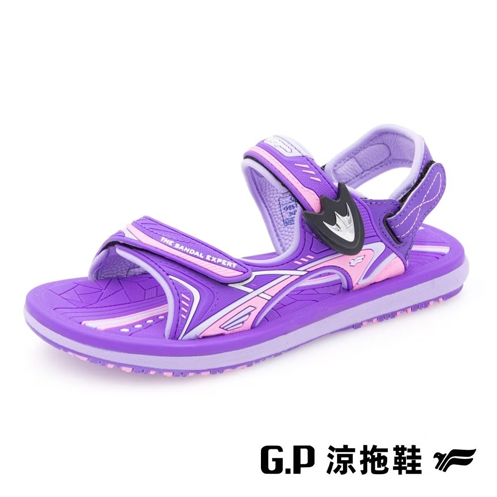 G.P兒童簡約休閒兩用涼鞋 兒童舒適涼拖鞋 兒童涼鞋 童鞋 輕量涼鞋 雙帶涼鞋 小尺碼涼鞋 涼鞋厚底 G9571B-規格圖8