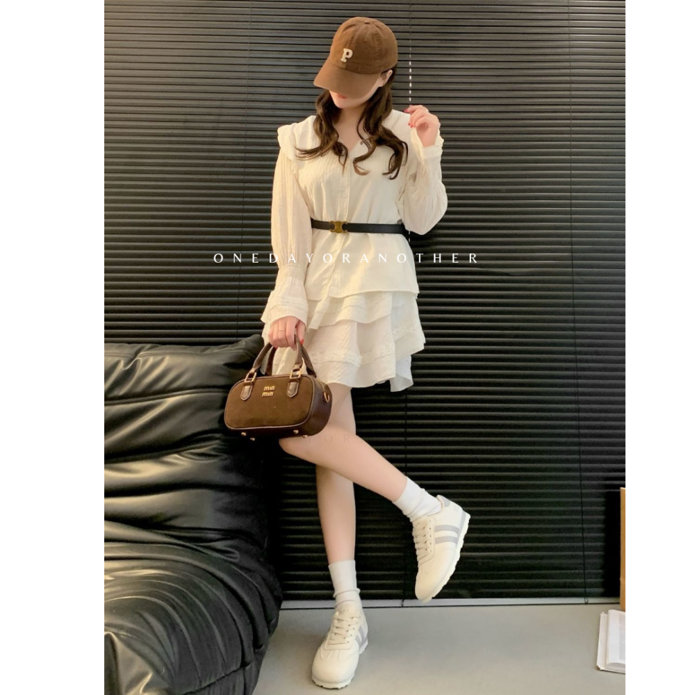 復古拼接綁帶休閒鞋 軟皮革透氣 皮革小白鞋 好走好穿 綁帶鞋 輕量鞋 平底鞋 學生鞋 休閒鞋 德訓鞋 白鞋 懶人鞋D71-細節圖5