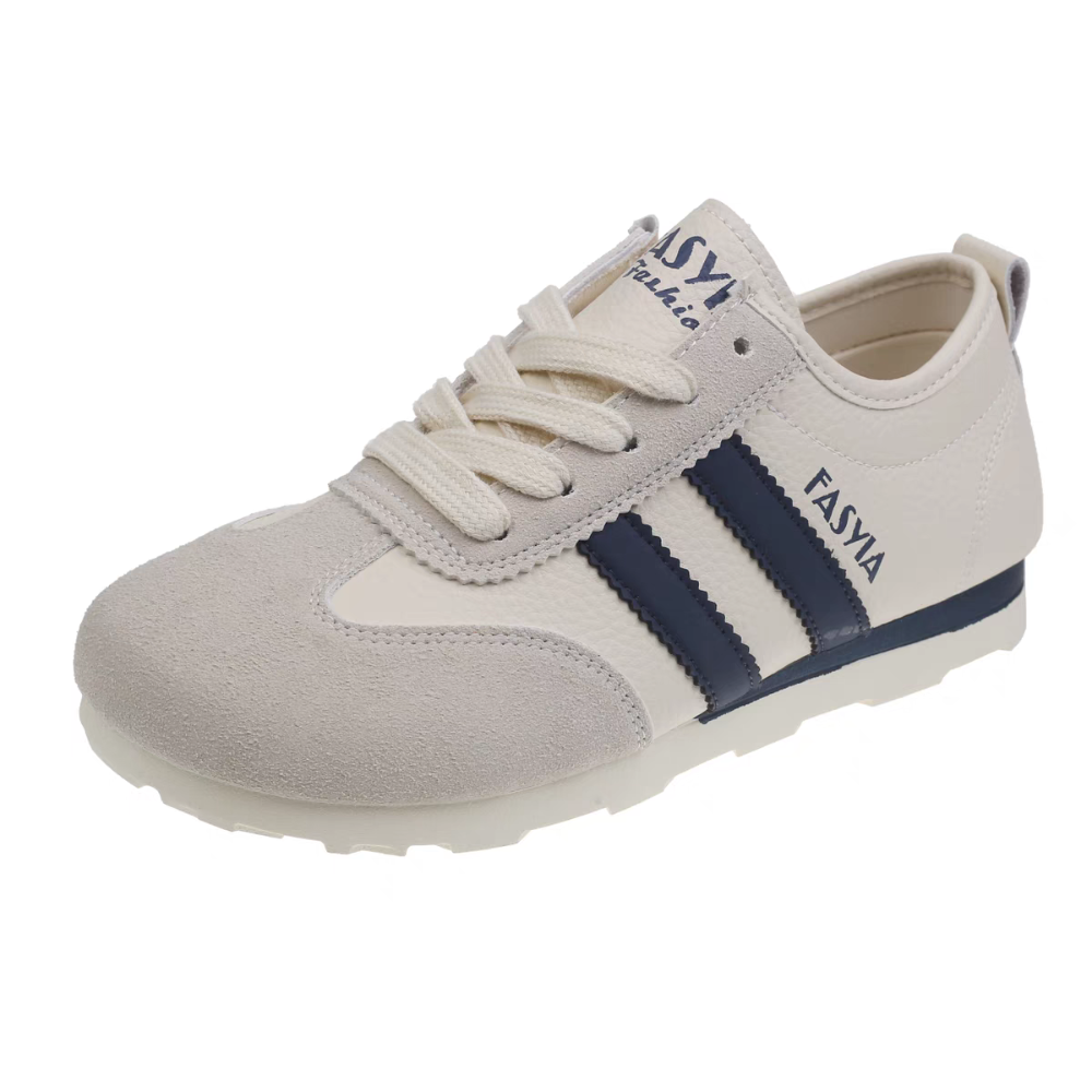 復古拼接綁帶休閒鞋 軟皮革透氣 皮革小白鞋 好走好穿 綁帶鞋 輕量鞋 平底鞋 學生鞋 休閒鞋 德訓鞋 白鞋 懶人鞋D71-規格圖9