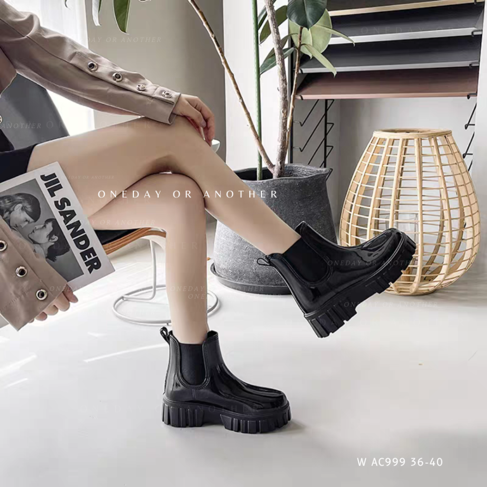 現貨❤全防水❤雨鞋女 雨靴 女鞋 鞋子 靴子 雨靴女 女生雨鞋 切爾西靴 短筒雨鞋 防水鞋 防滑雨鞋 防水鞋 AC999-細節圖2