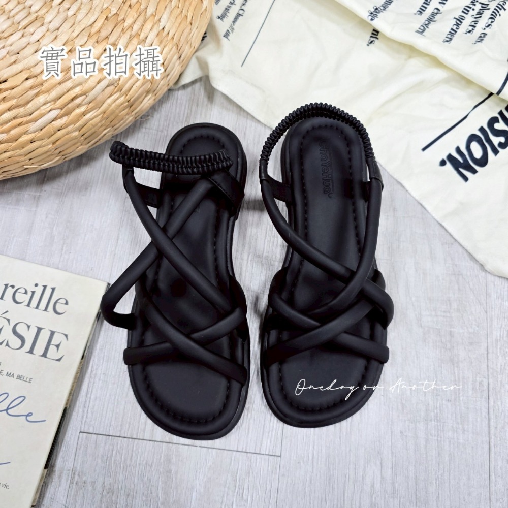 羅馬涼鞋 細帶涼鞋 羅馬鞋 交叉涼拖鞋 休閒涼鞋 平底涼鞋 軟底涼鞋 鬆緊帶 沙灘鞋 露趾涼鞋 夏日涼鞋 SU31-規格圖11