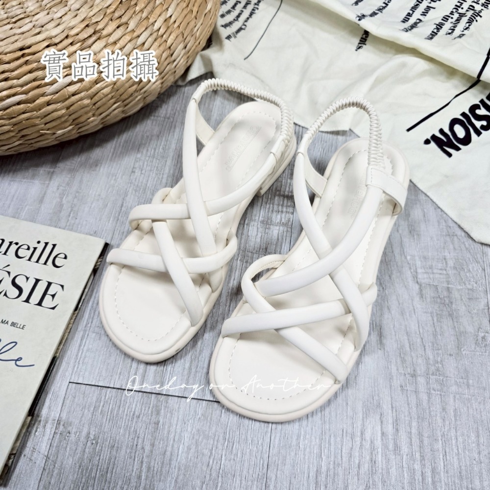 羅馬涼鞋 細帶涼鞋 羅馬鞋 交叉涼拖鞋 休閒涼鞋 平底涼鞋 軟底涼鞋 鬆緊帶 沙灘鞋 露趾涼鞋 夏日涼鞋 SU31-規格圖11