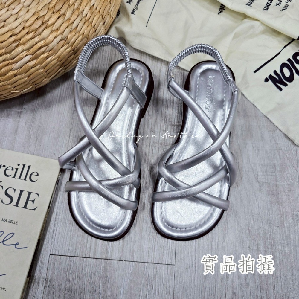 羅馬涼鞋 細帶涼鞋 羅馬鞋 交叉涼拖鞋 休閒涼鞋 平底涼鞋 軟底涼鞋 鬆緊帶 沙灘鞋 露趾涼鞋 夏日涼鞋 SU31-規格圖11