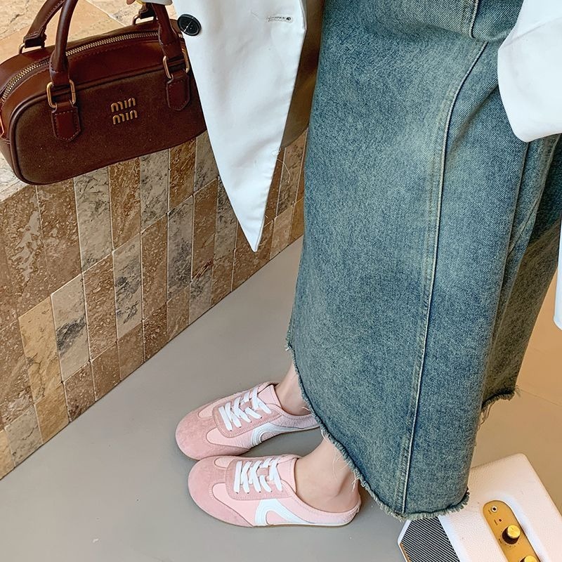 推薦 韓國 德訓鞋 懶人鞋 半拖鞋 休閒鞋 餅乾鞋 厚底懶人鞋 懶人休閒鞋 穆勒鞋 半拖懶人鞋 包頭半拖鞋G6664-細節圖6