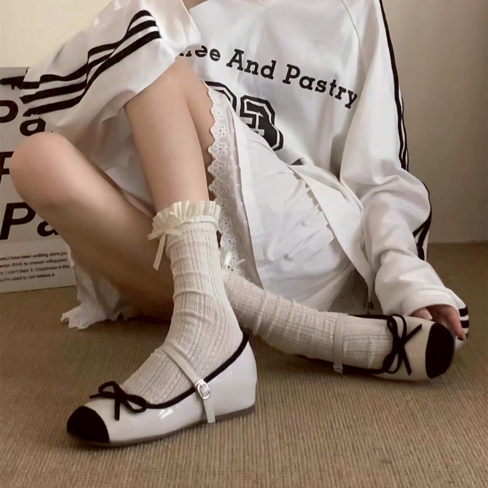 瑪莉珍鞋 娃娃鞋 增高鞋 女鞋 平底鞋 軟底鞋 約會鞋 學生鞋 小皮鞋 復古鞋 百搭鞋 韓系鞋 軟皮鞋 蝴蝶結鞋266B-細節圖4