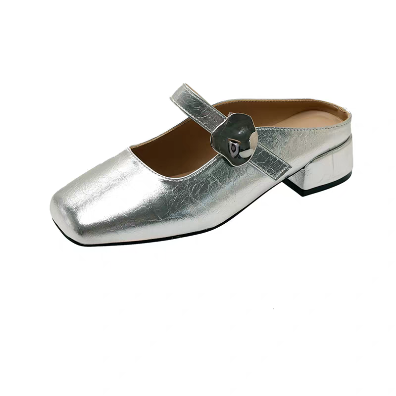 瑪莉珍鞋 女鞋 方頭低跟鞋 韓系氣質鞋 亮面皮鞋 復古圓釦設計 上班通勤鞋 軟底舒適鞋 可愛穿搭鞋 約會氣質鞋 2511-規格圖8