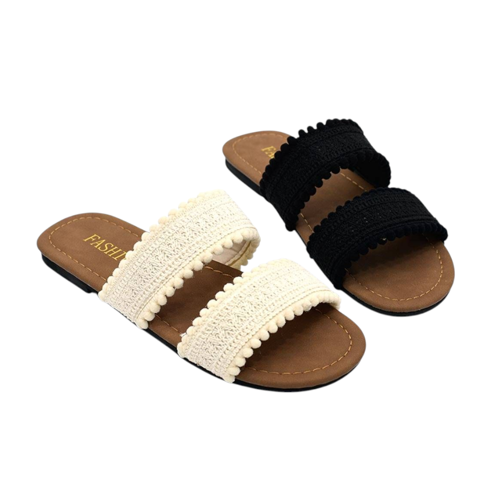 大尺碼36-42 韓國東大門 編織流蘇拖鞋 羅馬鞋 平底涼拖鞋 女生涼拖鞋 防滑涼拖鞋 舒適拖鞋 防滑橡膠底 G1614-細節圖8