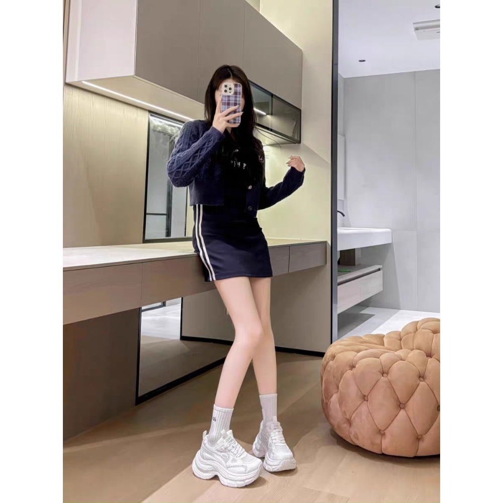 2025新款厚底增高老爹鞋 韓版休閒運動鞋 百搭小白鞋 學生顯瘦透氣跑步鞋 女鞋舒適氣墊鞋 M56-細節圖2