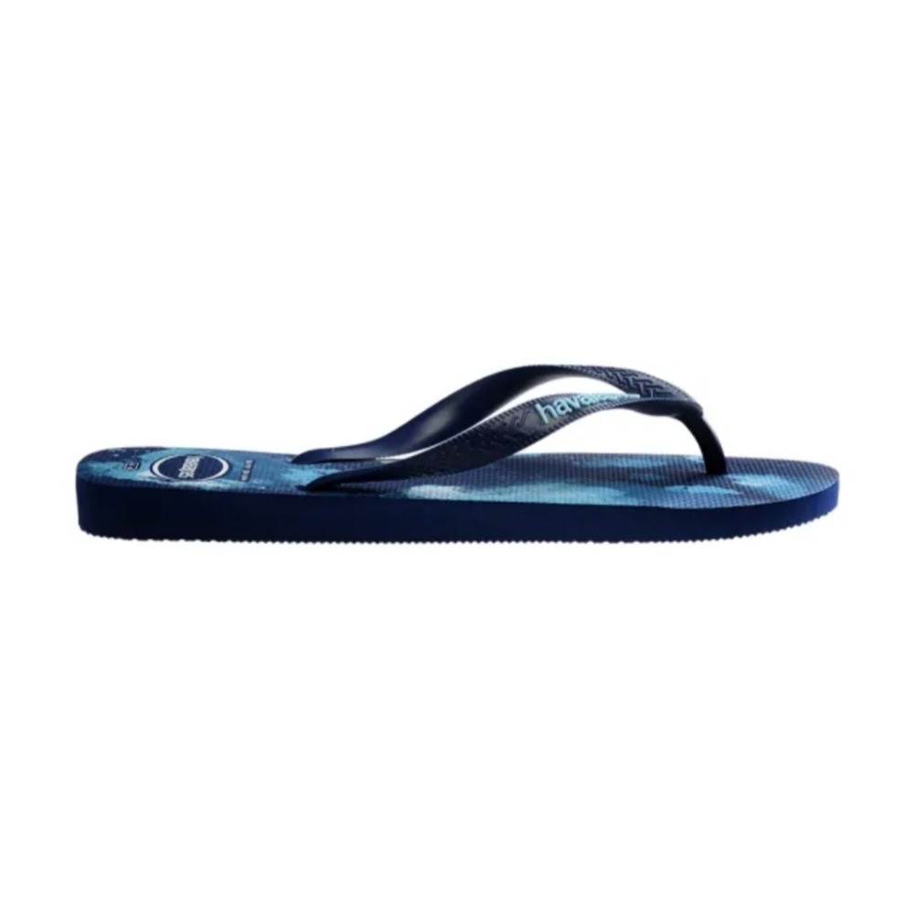 havaianas 哈瓦仕 拖鞋 男鞋 夾腳拖 渲染 Top Camu 藍 4141398-0555M(哈瓦士)-細節圖5