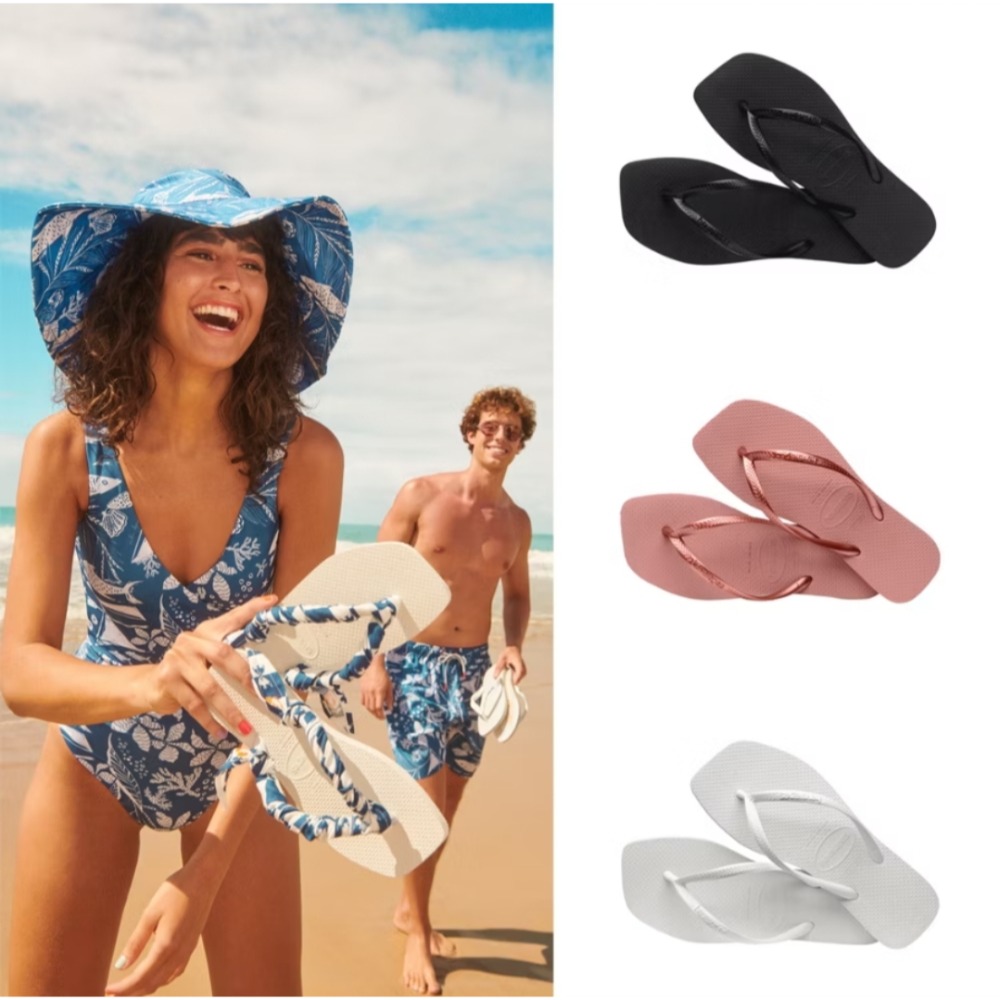 Havaianas 哈瓦士 正品人字拖 女生 防水輕量 巴西製 拖鞋 沙灘拖 情侶款 時尚夏日戶外耐穿涼拖鞋 41483-細節圖3
