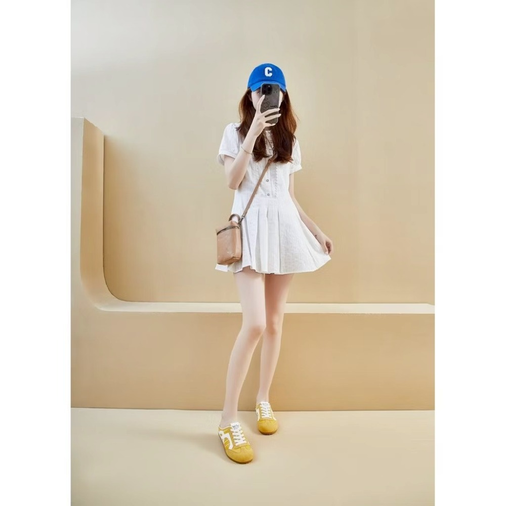 韓國東大門 包頭半拖鞋 前包後空 懶人穆勒鞋 德訓鞋 復古百搭 厚底鞋 包頭半拖鞋  懶人鞋 半拖鞋 小白鞋XFA307-細節圖3