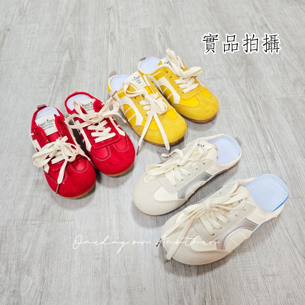 韓國東大門 包頭半拖鞋 前包後空 懶人穆勒鞋 德訓鞋 復古百搭 厚底鞋 包頭半拖鞋  懶人鞋 半拖鞋 小白鞋XFA307-細節圖9