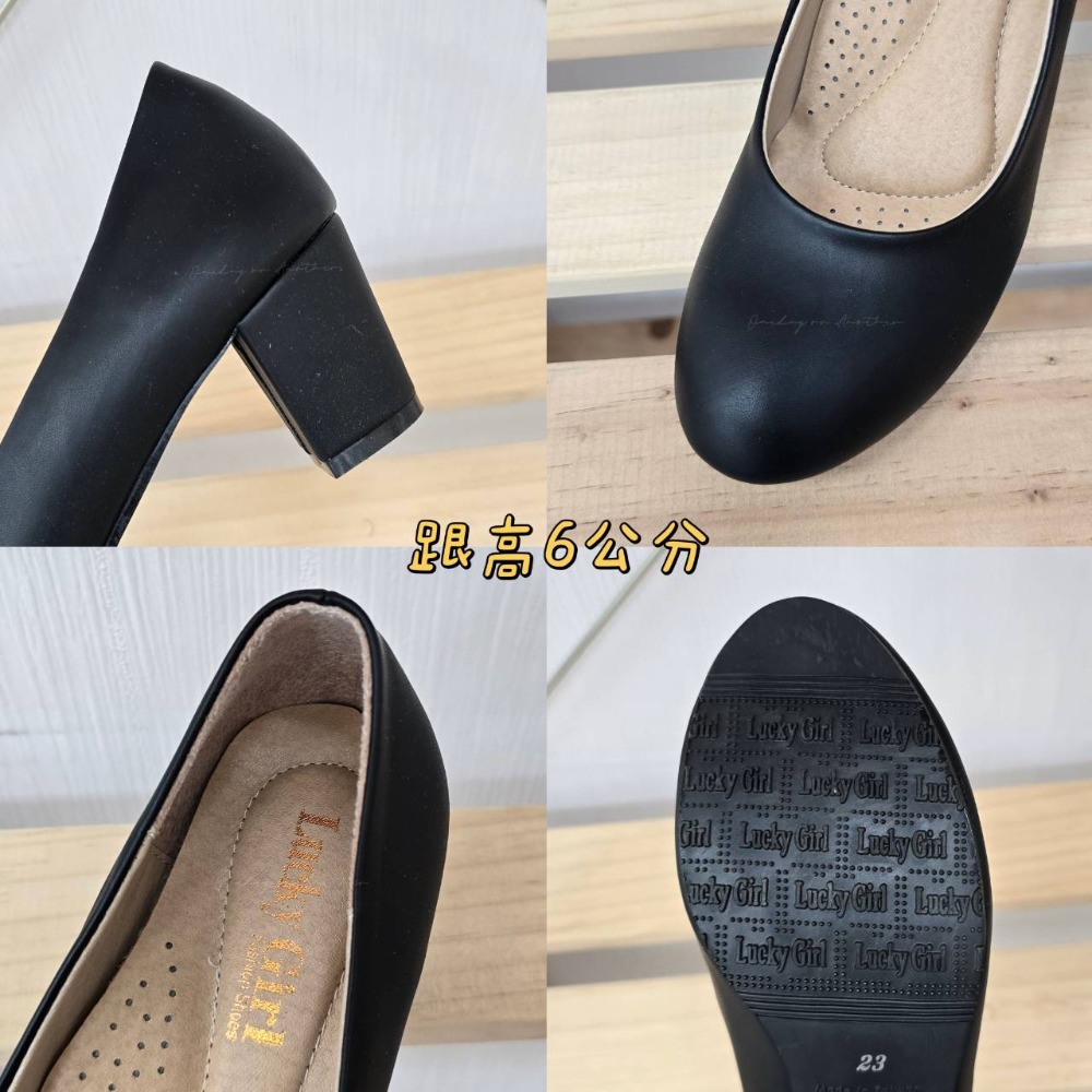 MIT台灣製 素面皮革高跟鞋 軟墊足弓可久站 OL面試鞋 黑色包鞋 低跟鞋 高跟鞋 跟上班鞋 包鞋 皮鞋 995 999-細節圖9