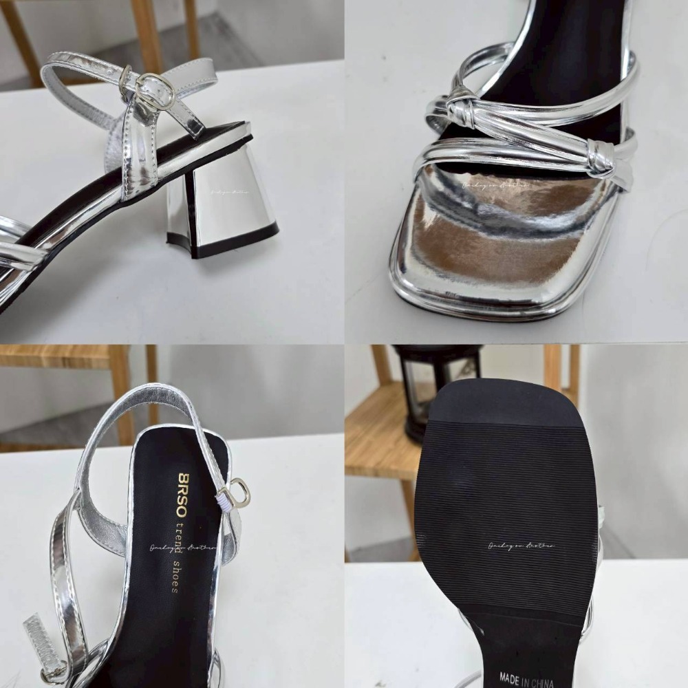 多線條低跟涼鞋 一字 細帶 方頭 低跟涼鞋 舒適軟Q底 韓版 休閒涼鞋 跟鞋 粗跟涼鞋 羅馬涼鞋 涼鞋 女鞋 2583-細節圖11