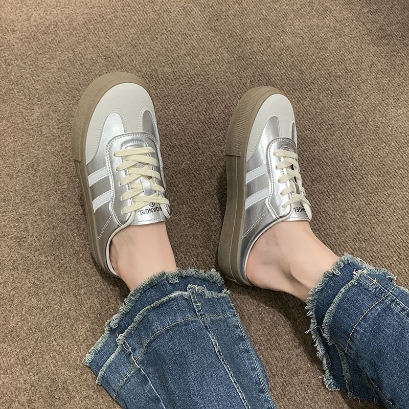 爆款厚底休閒小白鞋 韓系百搭運動鞋 學生必備板鞋 女神增高懶人鞋 夏季透氣休閒鞋 潮流復古球鞋 文青日系百搭鞋 6752-細節圖6