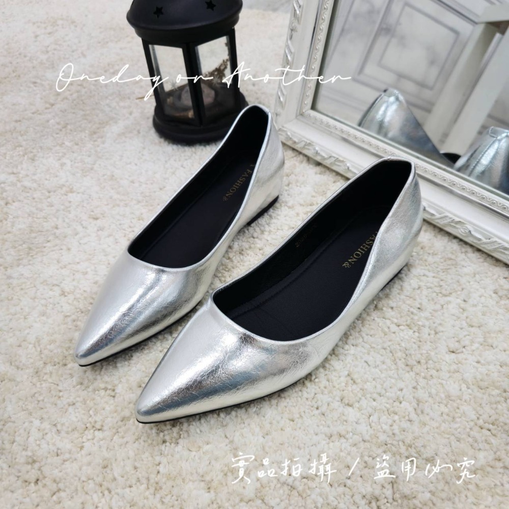 素面尖頭低跟包鞋 娃娃鞋 包鞋 通勤鞋 休閒鞋 樂福鞋 尖頭低跟 櫃姐 OL上班 舒適 豆豆鞋 工作鞋 面試鞋 510-規格圖11