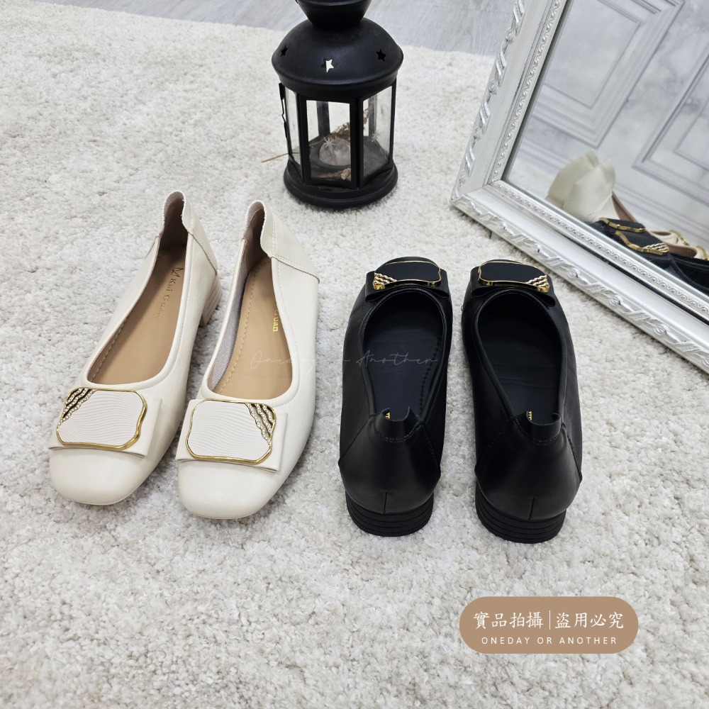超軟Q防滑效果佳 粗跟包鞋 低跟鞋 低跟包鞋 粗跟鞋 粗跟包鞋 上班鞋 面試鞋 包鞋 方頭低跟鞋 防磨腳設計 25097-細節圖9