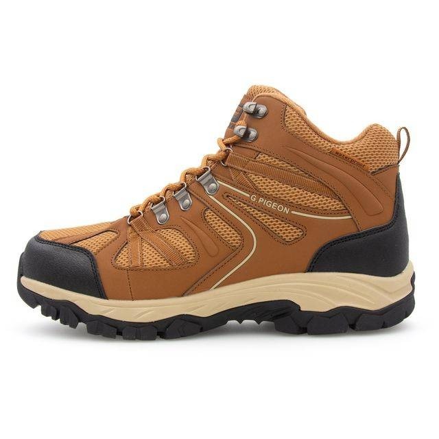 G.P 啟蒙男款高筒防水登山休閒鞋 戶外登山鞋 防水防滑透氣 大碼戶外運動鞋 高幫防水登山爬山踏青鞋男鞋攀岩P8873M-細節圖8