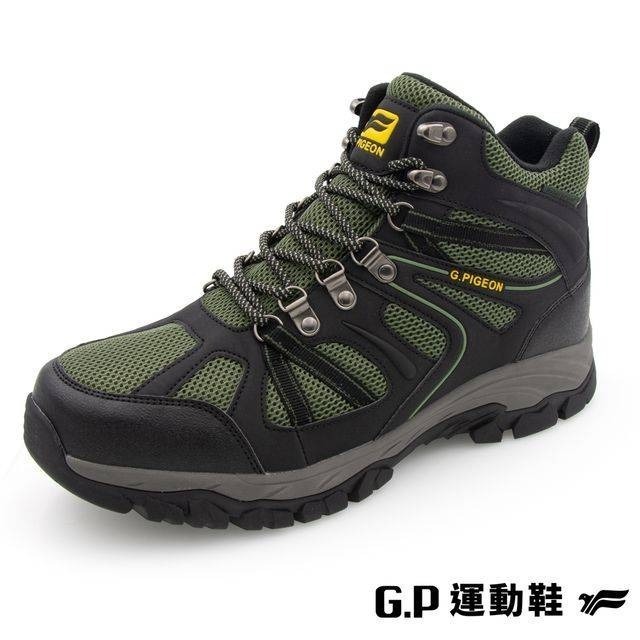 G.P 啟蒙男款高筒防水登山休閒鞋 戶外登山鞋 防水防滑透氣 大碼戶外運動鞋 高幫防水登山爬山踏青鞋男鞋攀岩P8873M-規格圖11