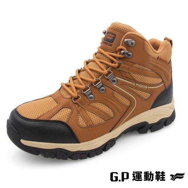 G.P 啟蒙男款高筒防水登山休閒鞋 戶外登山鞋 防水防滑透氣 大碼戶外運動鞋 高幫防水登山爬山踏青鞋男鞋攀岩P8873M-規格圖11