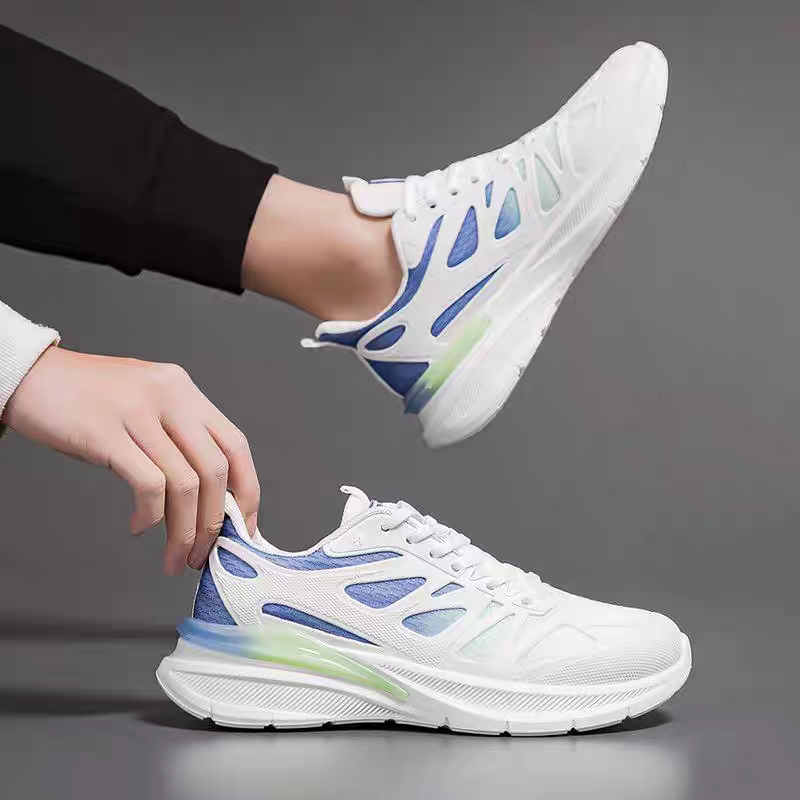 久穿久站不累腳 大尺碼44 女鞋 運動鞋 跑鞋 減震布鞋 休閒運動鞋 網面超輕 防滑 輕便透氣 時尚韓版 F8825M-細節圖7