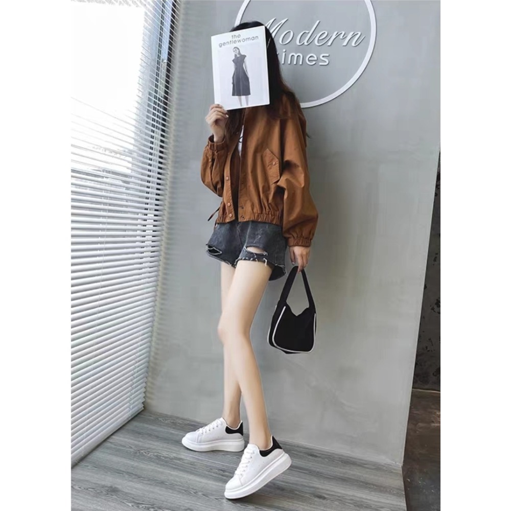 大尺碼情侶鞋 小白鞋 皮革 厚底休閒鞋 增高鞋 男女鞋 情侶鞋 百搭板鞋 6601-5-細節圖3