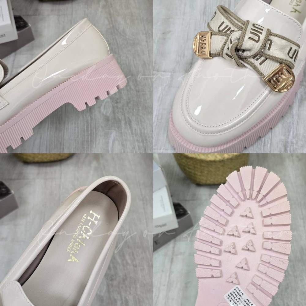 好穿久站 MIT台灣製 加大尺碼 樂福小皮鞋 厚底大粗跟 方頭紳士鞋 復古英倫風 包鞋 厚底鞋 鬆糕底 紳士鞋 3908-細節圖8