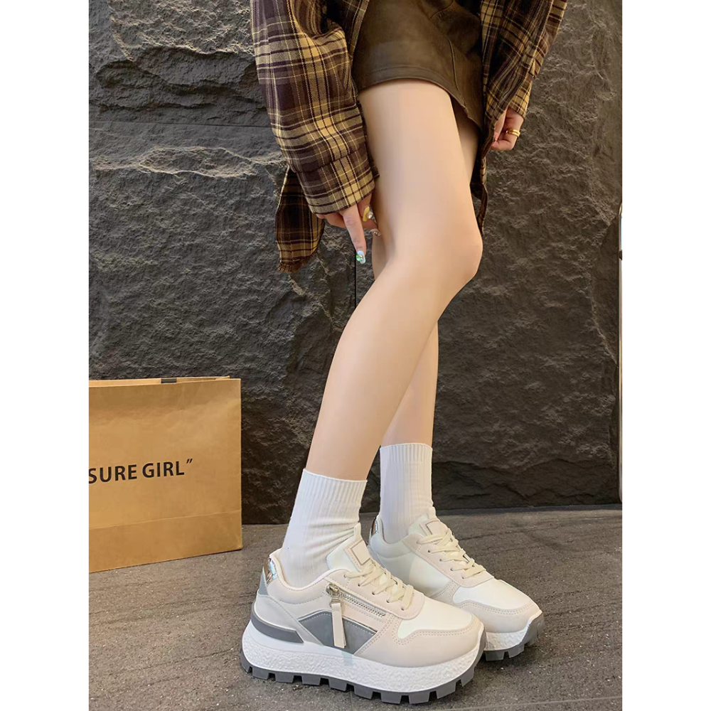 久穿久站不累腳 大尺碼42 女鞋 運動鞋 跑鞋 減震布鞋 休閒運動鞋 網面超輕 防滑 輕便透氣 時尚韓版 G2364-細節圖8