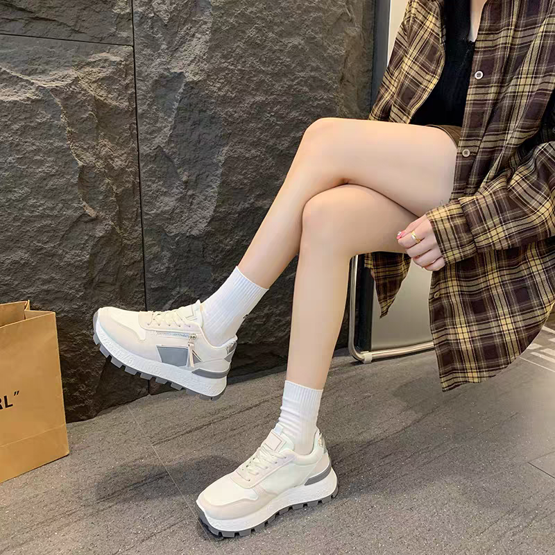 久穿久站不累腳 大尺碼42 女鞋 運動鞋 跑鞋 減震布鞋 休閒運動鞋 網面超輕 防滑 輕便透氣 時尚韓版 G2364-細節圖9