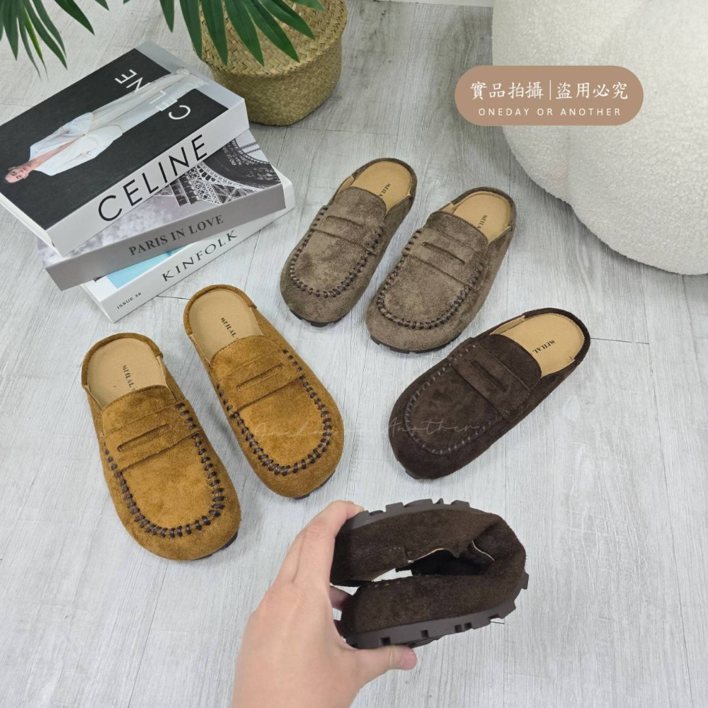 好穿好走♥️手工縫線 質感復古勃肯鞋 莫卡辛豆豆鞋 超軟Q 舒適好穿 包鞋 懶人鞋 豆豆鞋 平底鞋 包鞋 上班族 869-細節圖8