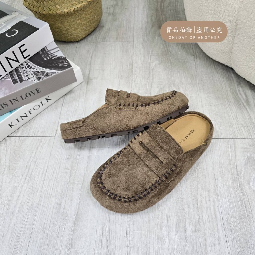 好穿好走♥️手工縫線 質感復古勃肯鞋 莫卡辛豆豆鞋 超軟Q 舒適好穿 包鞋 懶人鞋 豆豆鞋 平底鞋 包鞋 上班族 869-規格圖11