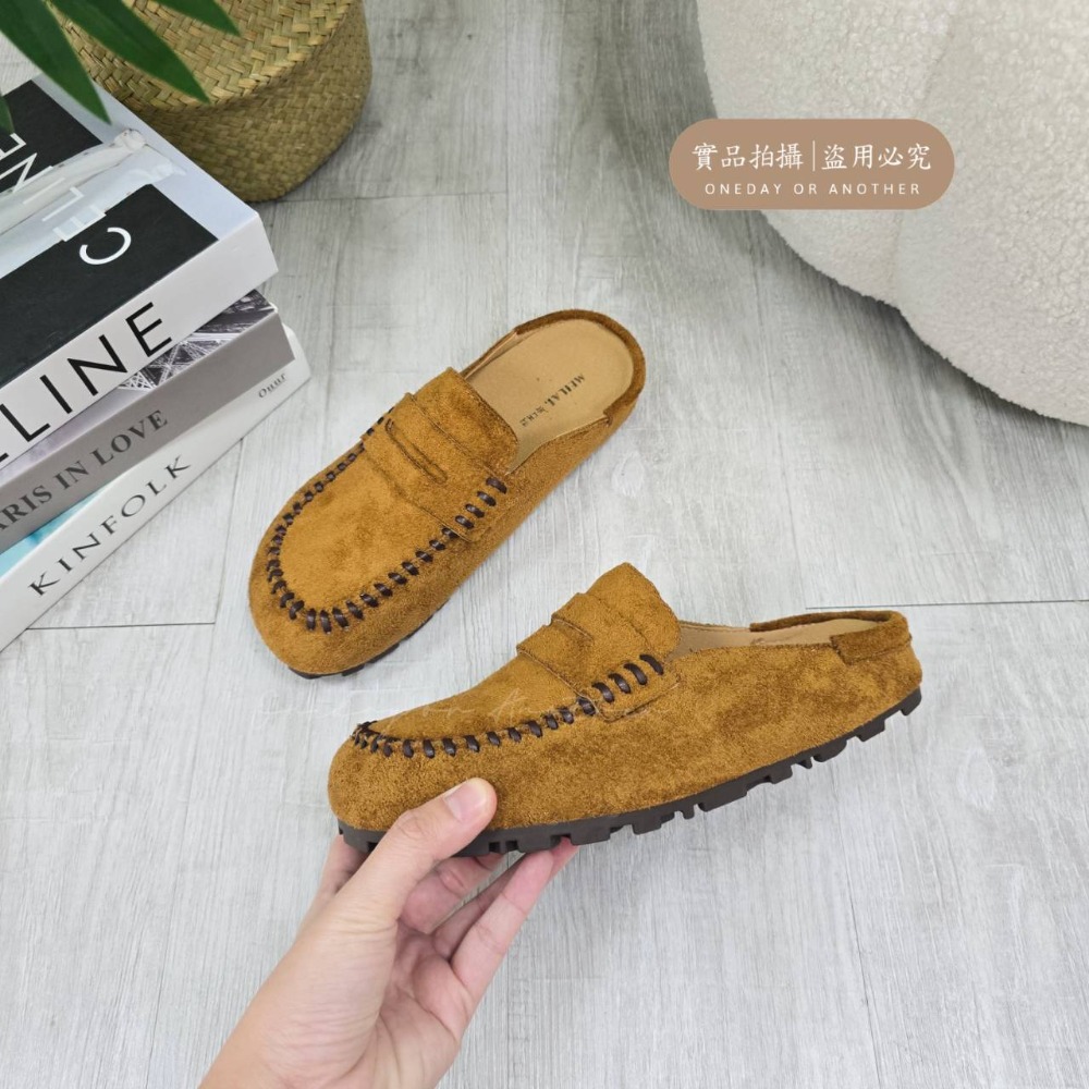 好穿好走♥️手工縫線 質感復古勃肯鞋 莫卡辛豆豆鞋 超軟Q 舒適好穿 包鞋 懶人鞋 豆豆鞋 平底鞋 包鞋 上班族 869-規格圖11