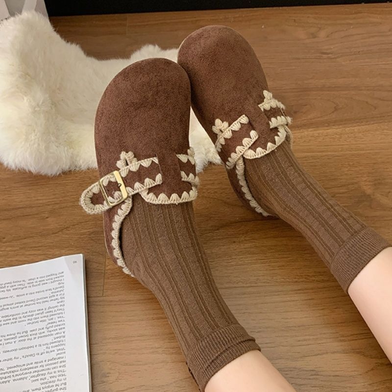 韓國東大門 毛線滾邊絨面勃肯拖鞋 懶人拖 包頭鞋 半包鞋 懶人鞋 半拖 布希鞋 涼鞋 拖鞋女 拖鞋 勃肯鞋 G6640-細節圖4