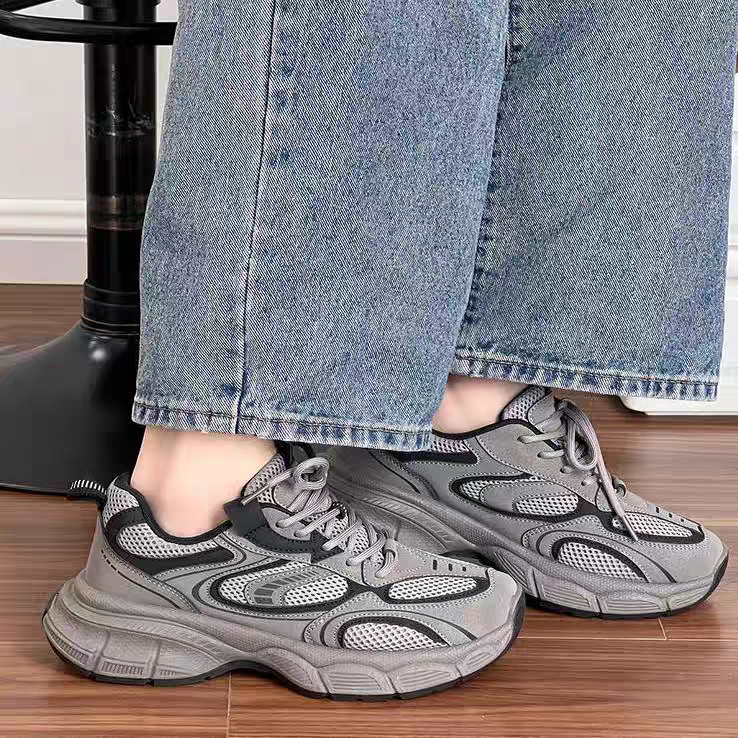 久穿久站不累腳 大尺碼42 女鞋 運動鞋 跑鞋 減震布鞋 休閒運動鞋 網面超輕 防滑 輕便透氣 時尚韓版 G3031-細節圖5
