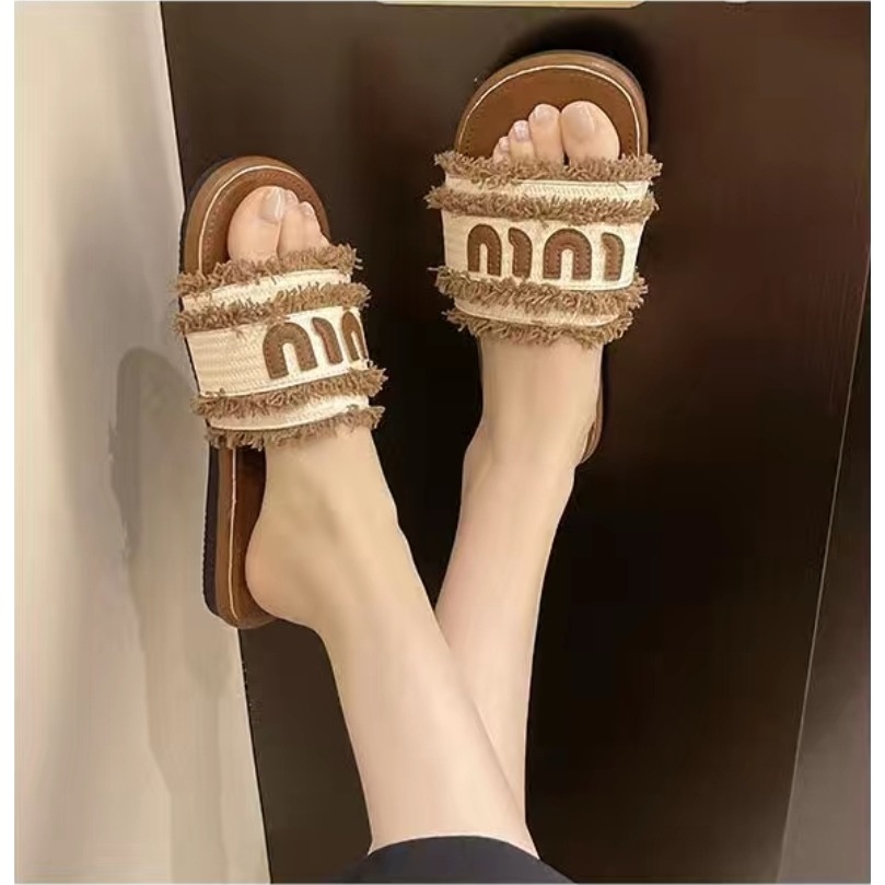 編織拖鞋設計感涼拖 不磨腳超好走 顯瘦百搭 軟底穿起來超舒服 夏季度假穿搭神器質感女拖柔軟不咬腳 日常通勤必備G6089-細節圖3