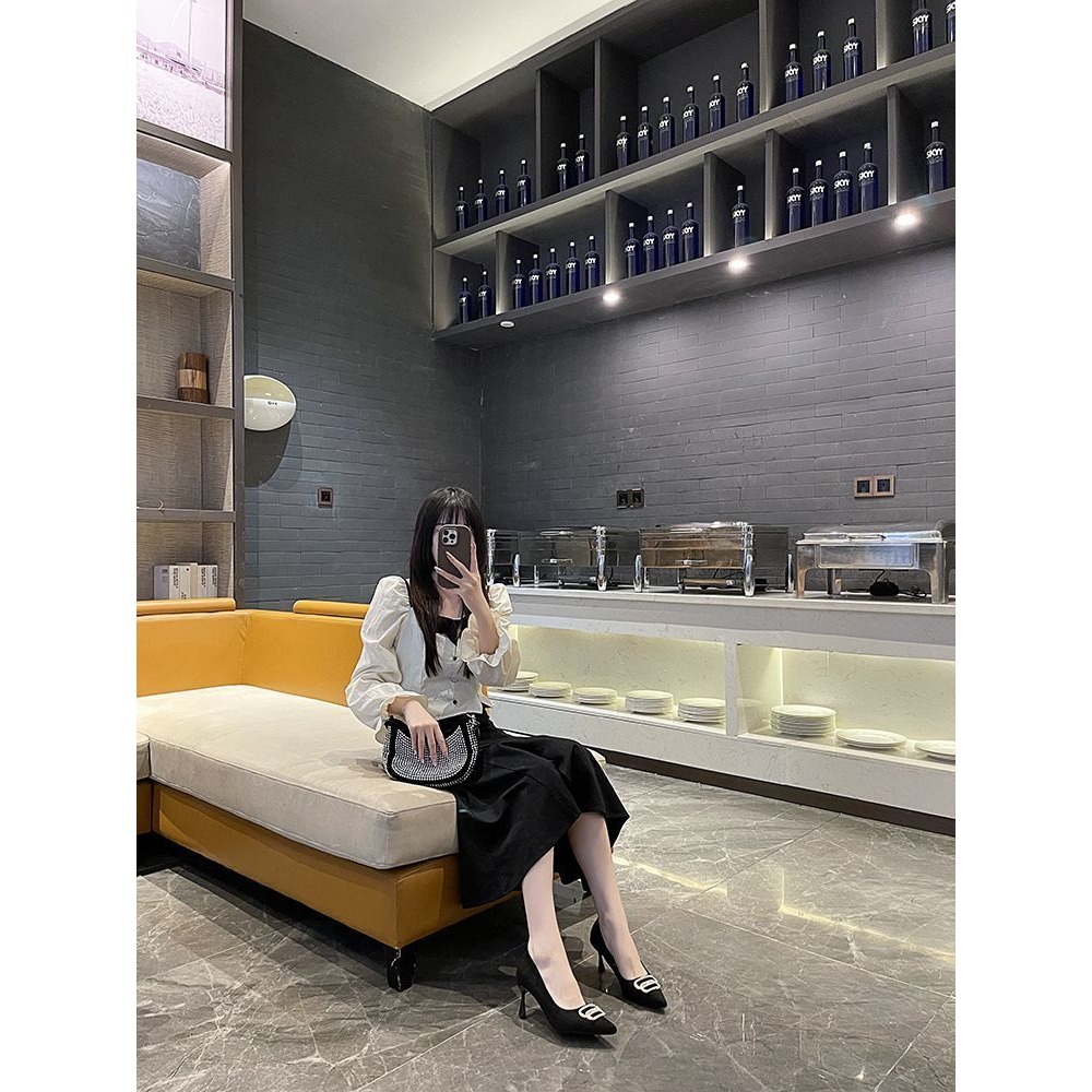 韓國東大門 尖頭跟鞋 瑪麗珍鞋 尖頭包鞋 尖頭跟鞋 低跟鞋 低跟鞋 涼鞋 尖頭鞋 OL 通勤 瑪麗珍鞋 G328-細節圖3