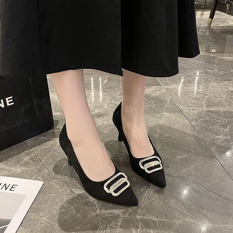 韓國東大門 尖頭跟鞋 瑪麗珍鞋 尖頭包鞋 尖頭跟鞋 低跟鞋 低跟鞋 涼鞋 尖頭鞋 OL 通勤 瑪麗珍鞋 G328-細節圖4