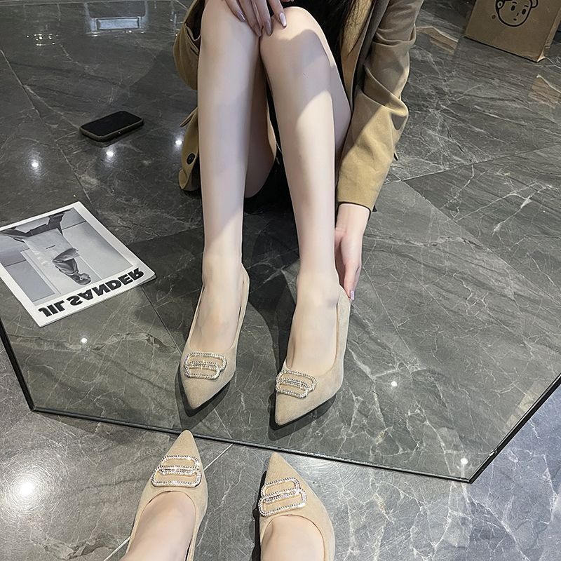 韓國東大門 尖頭跟鞋 瑪麗珍鞋 尖頭包鞋 尖頭跟鞋 低跟鞋 低跟鞋 涼鞋 尖頭鞋 OL 通勤 瑪麗珍鞋 G328-細節圖10