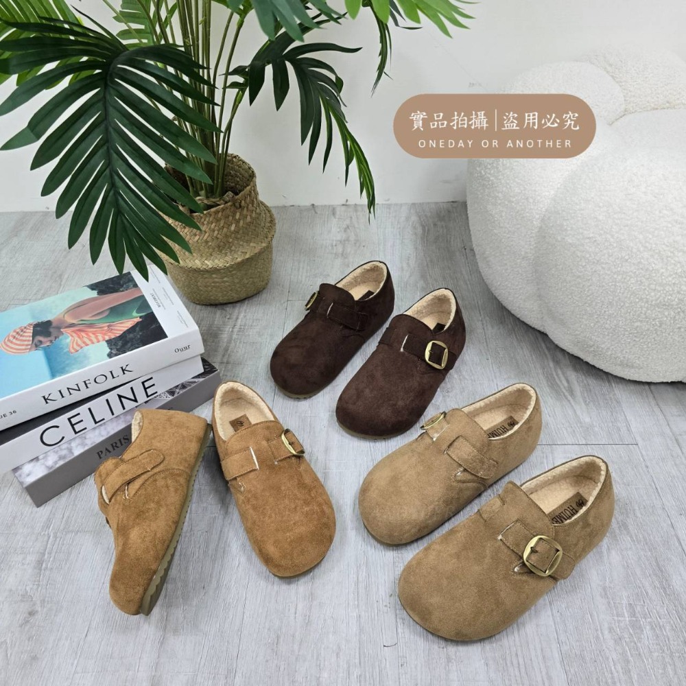 韓國東大門 羊羔毛棉拖鞋 保暖拖鞋 勃肯毛毛拖鞋 居家拖鞋 毛毛拖鞋 外穿拖鞋 防滑 舒適好穿 休閒拖鞋 厚底拖0583-細節圖7