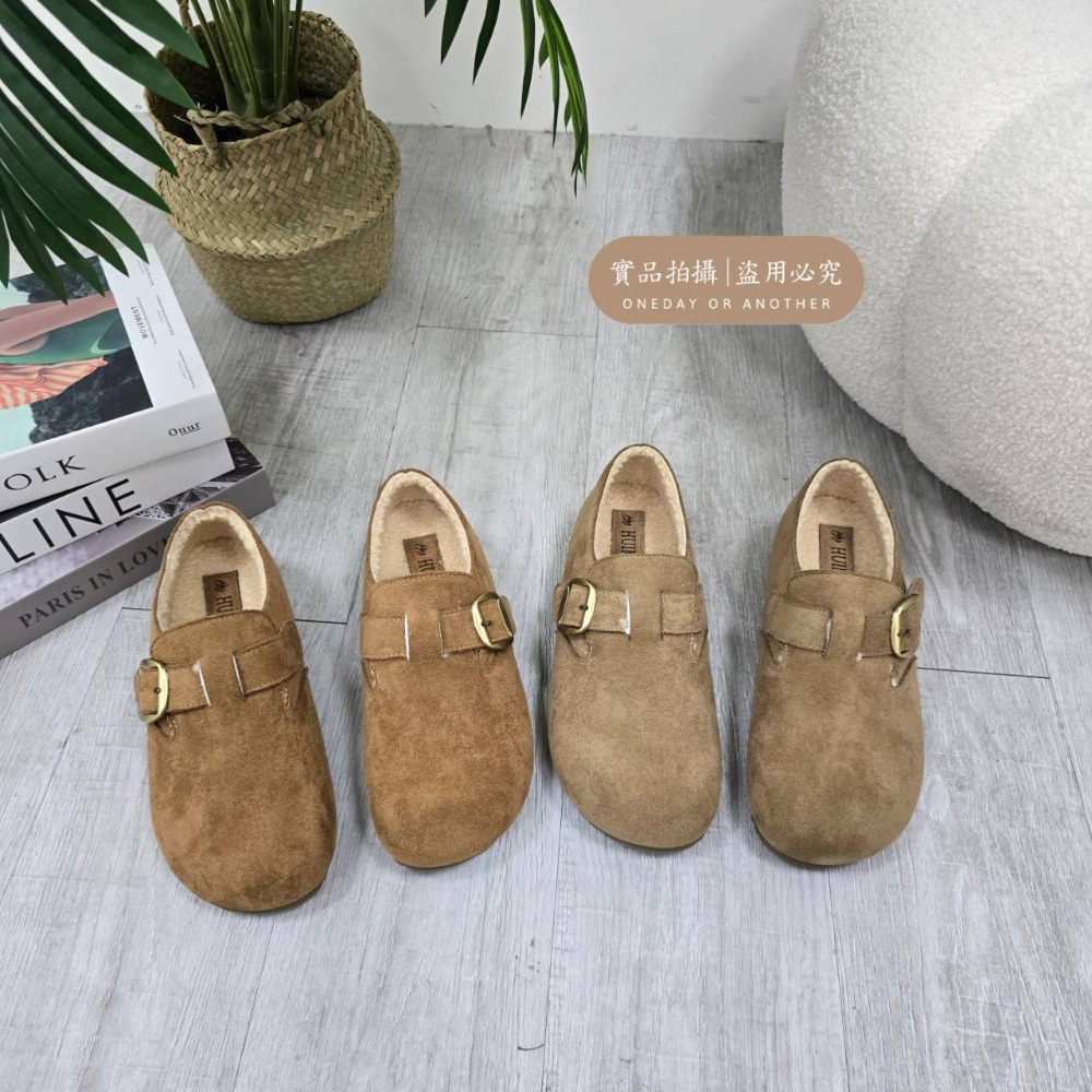 韓國東大門 羊羔毛棉拖鞋 保暖拖鞋 勃肯毛毛拖鞋 居家拖鞋 毛毛拖鞋 外穿拖鞋 防滑 舒適好穿 休閒拖鞋 厚底拖0583-細節圖10