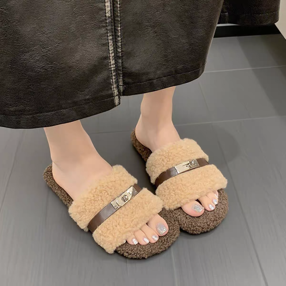 秋冬厚底毛毛拖鞋 毛絨厚底拖鞋 厚底 增高 超好搭韓版毛毛拖鞋 毛絨絨拖鞋 拖鞋 室內鞋 加厚 毛絨鞋 201-細節圖7