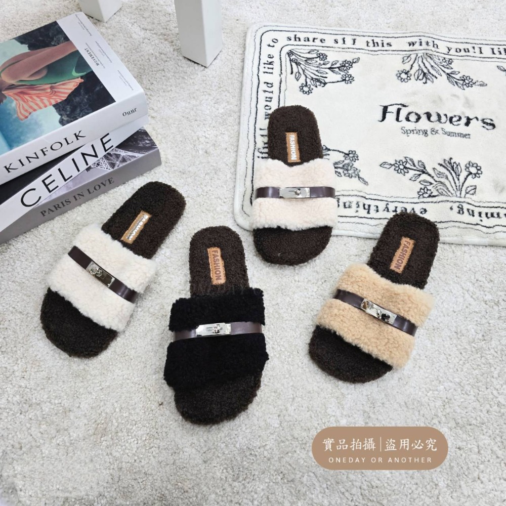 秋冬厚底毛毛拖鞋 毛絨厚底拖鞋 厚底 增高 超好搭韓版毛毛拖鞋 毛絨絨拖鞋 拖鞋 室內鞋 加厚 毛絨鞋 201-細節圖9
