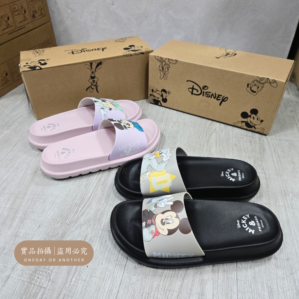 迪士尼正版厚底拖鞋 無毒全防水拖鞋 米奇 輕量 拖鞋 運動拖鞋 厚底拖鞋 拖鞋女外出 女拖鞋 踩屎感拖鞋 147701-細節圖3