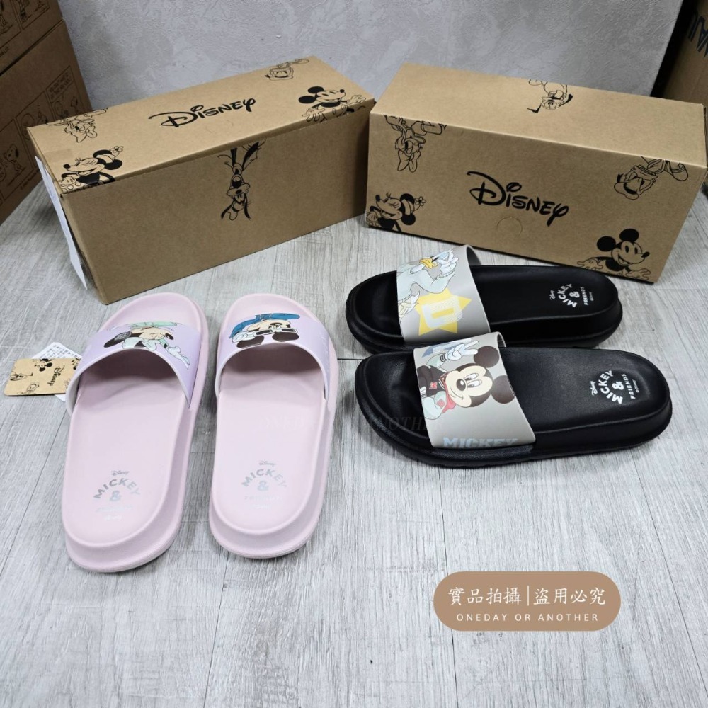迪士尼正版厚底拖鞋 無毒全防水拖鞋 米奇 輕量 拖鞋 運動拖鞋 厚底拖鞋 拖鞋女外出 女拖鞋 踩屎感拖鞋 147701-細節圖4