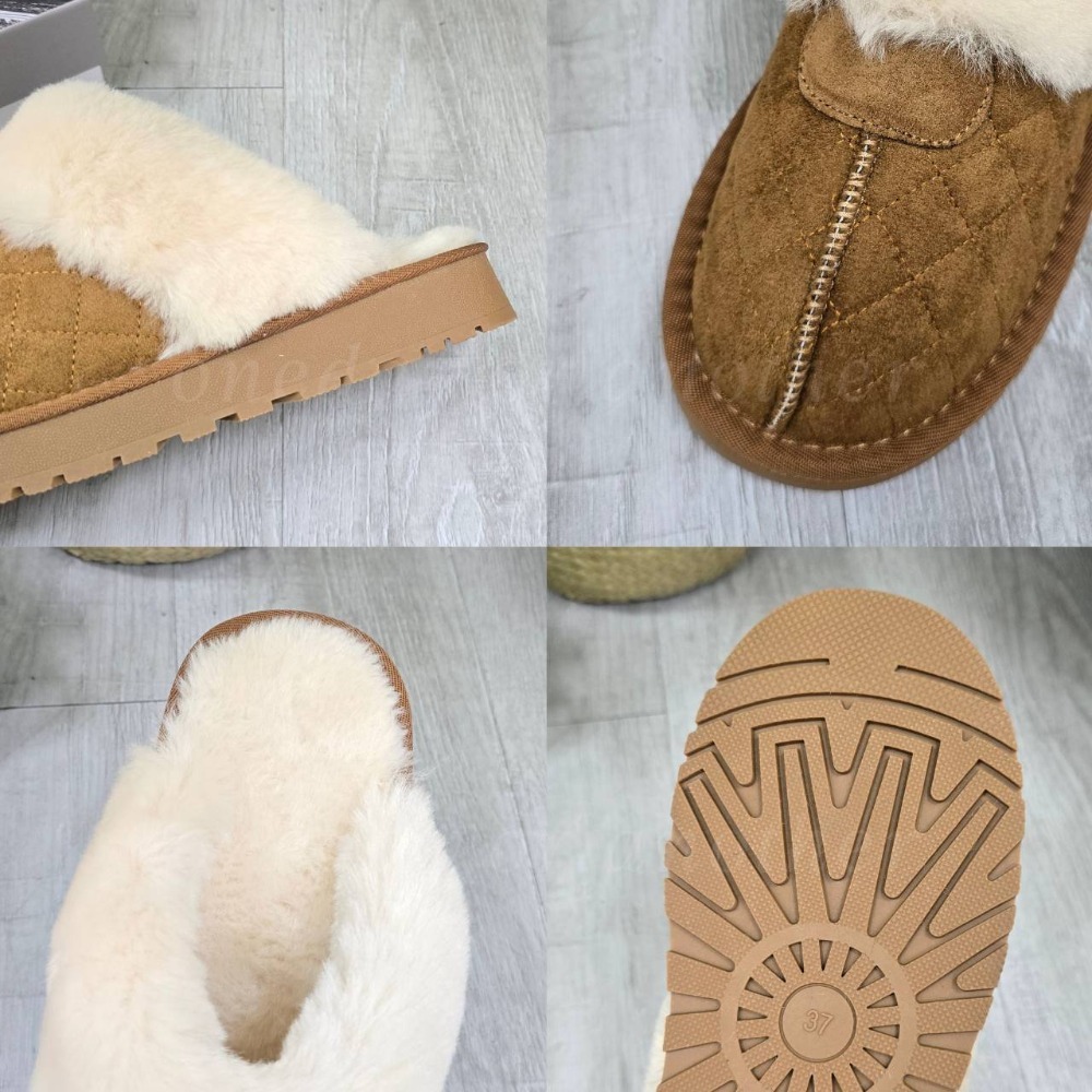 韓國東大門 厚底毛毛雪靴款拖鞋 可愛內刷毛羊羔毛 保暖拖鞋 毛毛拖鞋 居家拖鞋 外穿拖鞋 厚底拖鞋 家居拖鞋 5509-細節圖11